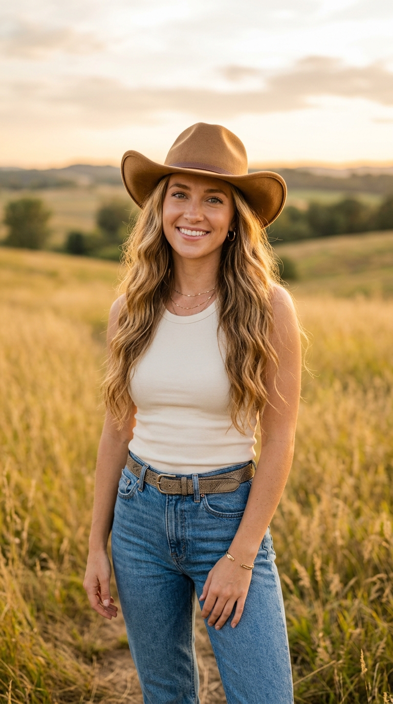 Madison Liberty cowboy hat field